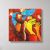 5 Loaves 2 Vissen Canvas Print (Voorkant)