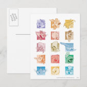 # 5 LOONEY TUNES™ foto op Briefkaart (Voorkant / Achterkant)