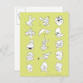# 5 LOONEY TUNES™ foto op Briefkaart (Voorkant / Achterkant)