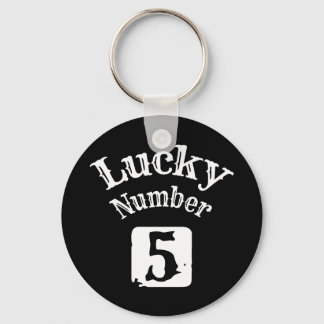5 - Lucky Number 5 Luck Sleutelhanger