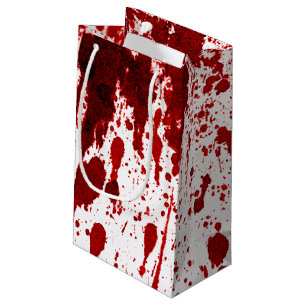5 lx 3 wx 8,5 uur Small Gift Bag Splatter Vampire Klein Cadeauzakje