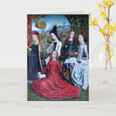 5 Maagd Martelaren in een tuin (Rechterhelft: M 07 Kaart (Gele Bloem)