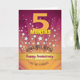 5 maanden herstel Jubileum vetgetal Kaart