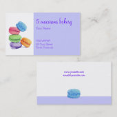 5 Macarons Bakery Visitekaartje (Voorkant / Achterkant)