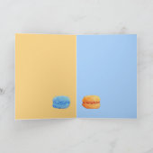 5 Macarons Birthday-kaart Kaart (Binnen)