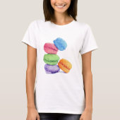 5 Macarons Dames T-shirt (Voorkant)