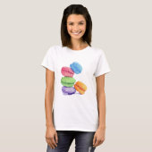 5 Macarons Dames T-shirt (Voorkant volledig)