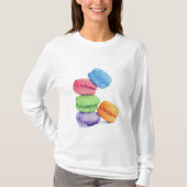 5 Macarons Dames T-shirt (Voorkant)