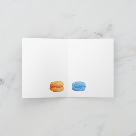 5 Macarons-kaart Kaart (Binnen)