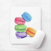 5 Macarons Mousepad Muismat (Met muis)
