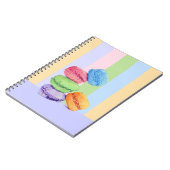 5 Macarons stripes notebook Notitieboek (Linkerzijde)