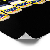 5 Mayonnaise Jars Funny Cinco De Mayo Poster (Hoek)