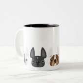 5 Meer Mok van kleine franchies (Voorkant links)