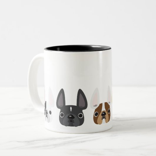 5 Meer Mok van kleine franchies (Voorkant links)