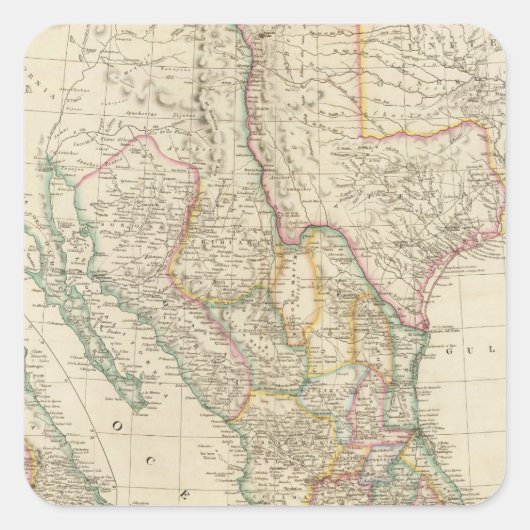 5 Mexico Vierkante Sticker (Voorkant)