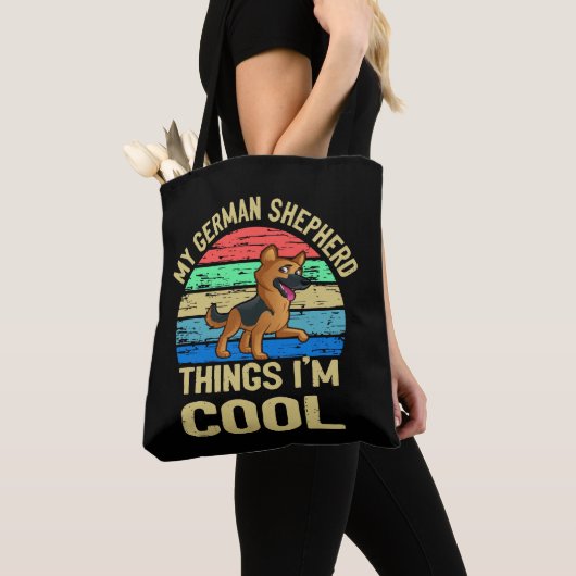 5 Mijn Duitse Herder Ding Ik ben Cool  Tote Bag (Dichtbij)