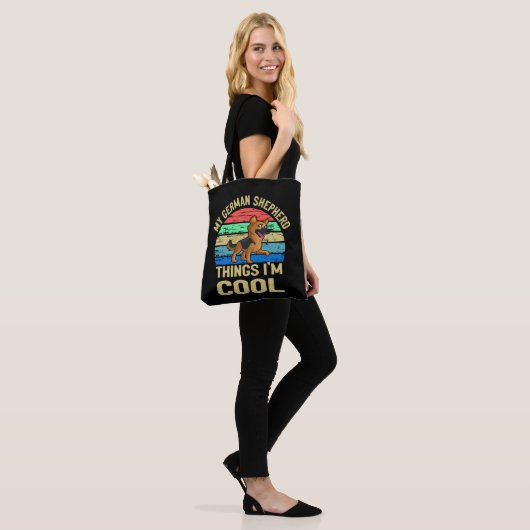 5 Mijn Duitse Herder Ding Ik ben Cool  Tote Bag (Op model)