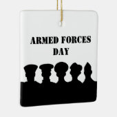 5 Militaire afdelingen Silhouettes Ornament (Rechts)