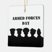 5 Militaire afdelingen Silhouettes Ornament (Links)