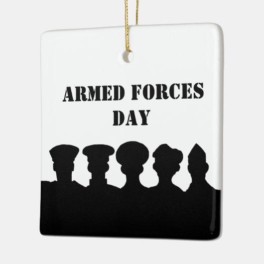 5 Militaire afdelingen Silhouettes Ornament (Links)