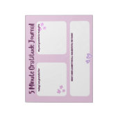 5 minuten dankbaarheid journaal notitieblok (Linkerzijde)