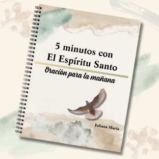 "5 Minutos con el Espíritu Santo" Prayer Journal Notitieboek