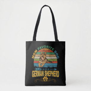 5 Moeder Favoriete Hond Duitse Herder  Tote Bag