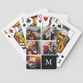 5 Monogram fotogalerijkleur Pokerkaarten (Achterkant)