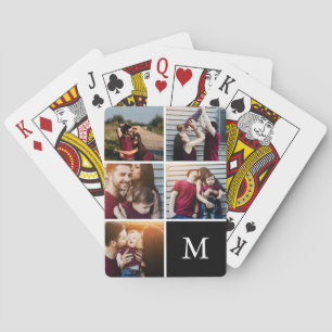 5 Monogram fotogalerijkleur Pokerkaarten