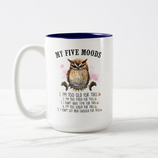 5 Moods Koffie Mok (Links)