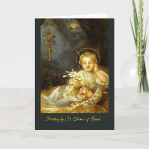 5 Novena van de dag het Schilderen Baby Jesus St. Kaart