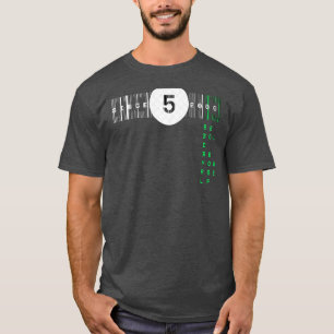 5 Numerologie geïnspireerde mannen basic T-shirt