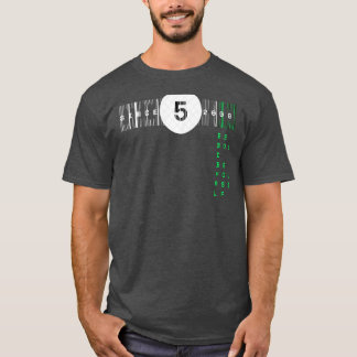 5 Numerologie geïnspireerde mannen basic T-shirt