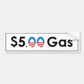 $5 Obama-gas Bumpersticker (Voorkant)