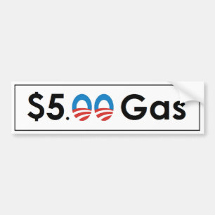 $5 Obama-gas Bumpersticker