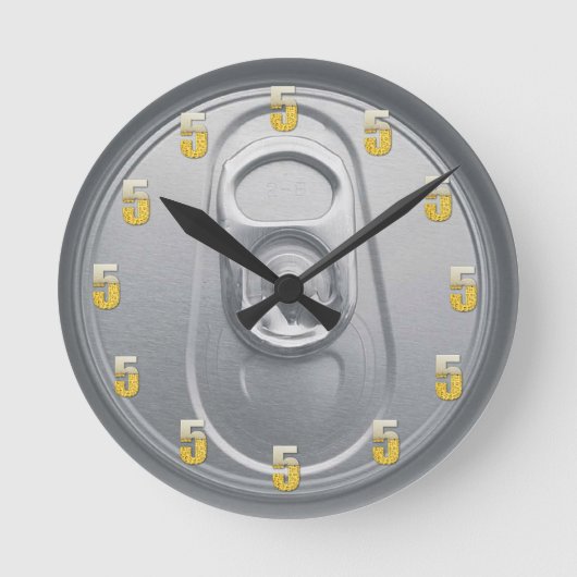 5 o'Clock Beer Ronde Klok (Voorkant)