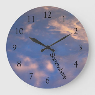 5 O'Clock Ergens Dreamweaver Clouds Grote Klok