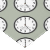 5 O'Clock Klok Tafelkleed (Gekanteld)