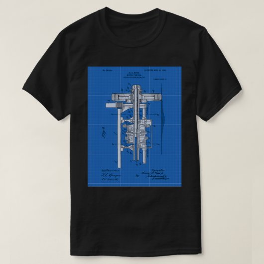 5 Octrooi voor motorvoertuigen 1905 T-shirt (Design voorkant)