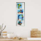 5 oefenruimtes die Posters schilderen (Keuken)