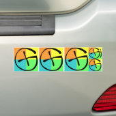 5 op 1 Geocpijn Stickers (Op auto)