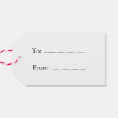 5  peren geïllustreerd cadeaulabel (Achterkant Horizontaal)