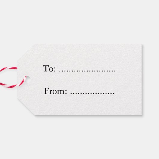 5  peren geïllustreerd cadeaulabel (Achterkant Horizontaal)