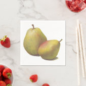 5  peren geïllustreerd servet (Insitu)