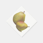 5  peren geïllustreerd servet (Hoek)