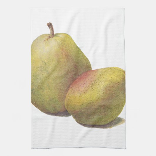 5  peren geïllustreerd theedoek (Verticaal)