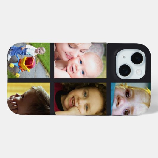 5 persoonlijke foto's personaliseren Case-Mate iPhone case (Achterkant (horizontaal))