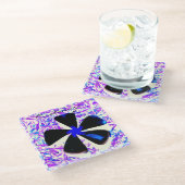 5 petroleumbloem Thunder_Cove Glazen Onderzetter (Schuin)