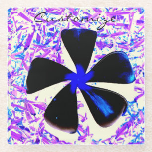 5 petroleumbloem Thunder_Cove Glazen Onderzetter