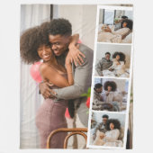 5 Photo Booth Modern Gepersonaliseerd Fleece Deken (Voorkant)